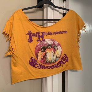 Awesome Cropped Jimi Hendrix Experience Shirt!